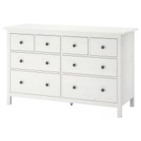 IKEA Hemnes Kommode mit 8 Schubladen mit eleganten Knöpfen! 