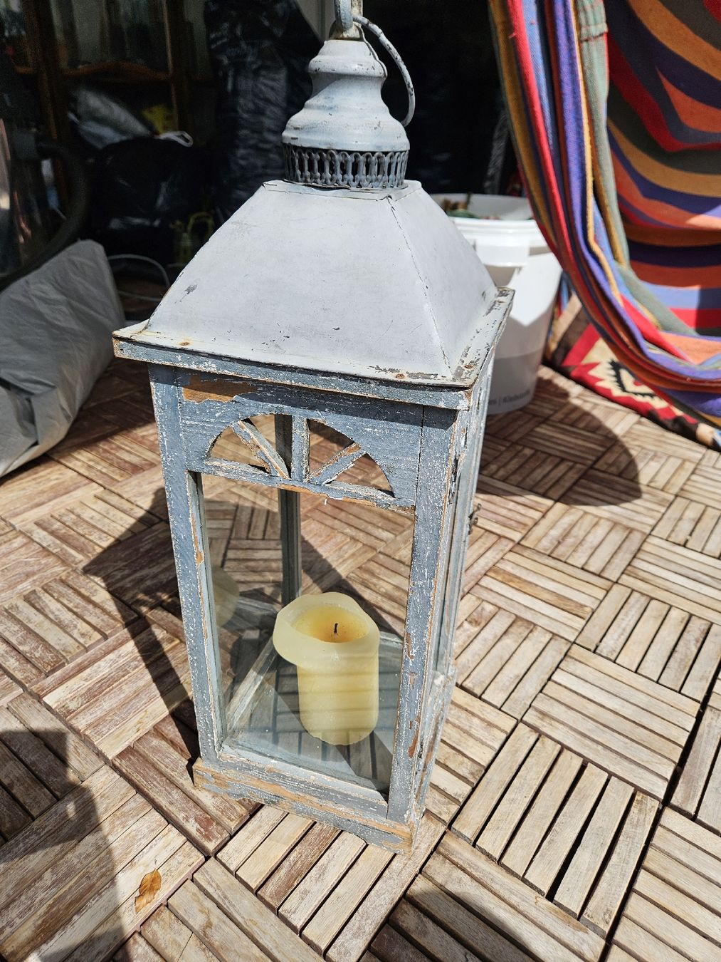 Lanternes: Laterne Shabby Chic – D'occasion à Ehrendingen par manu125 1