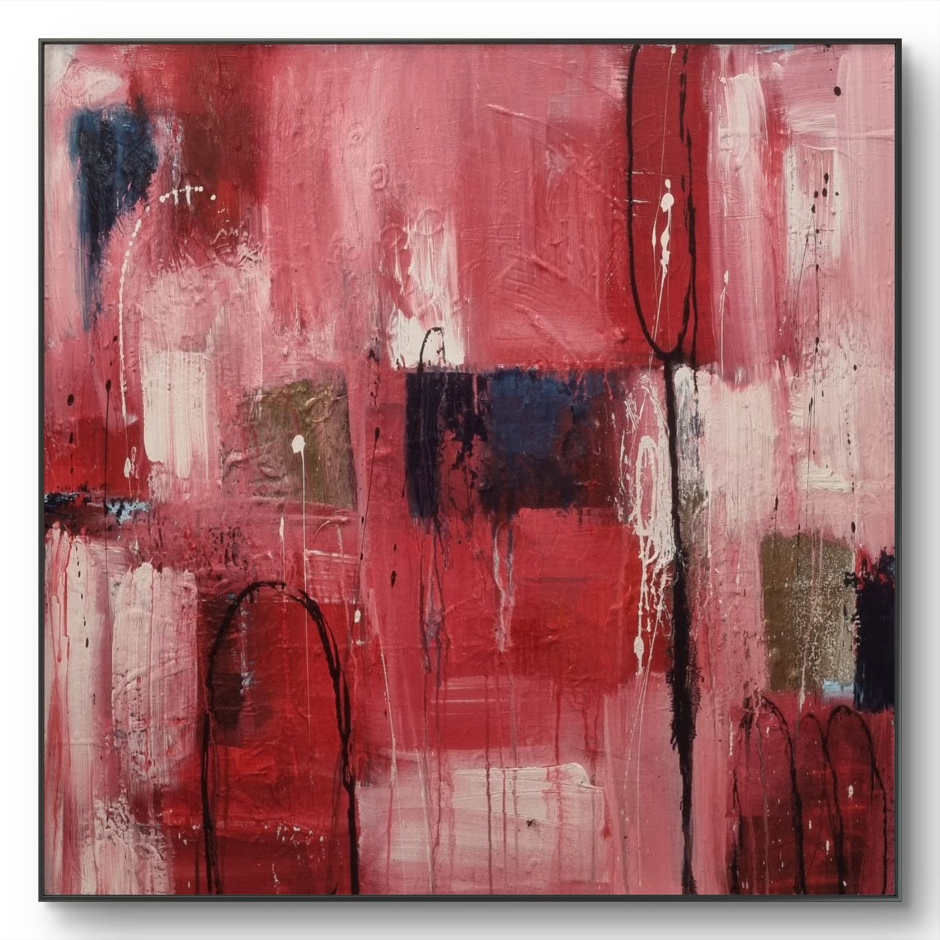 Dipinti: Originales abstraktes Bild 80x80cm – Nuovo (secondo la descrizione) da Urdorf venduto da Contra8 1
