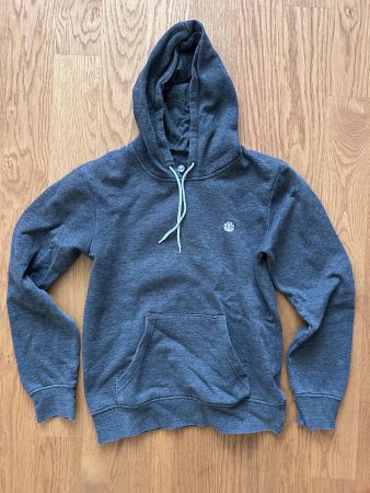 Kapuzenpullover Element grau Grösse S