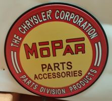 Blechschild  MOPAR PARTS + ACCESSORIES