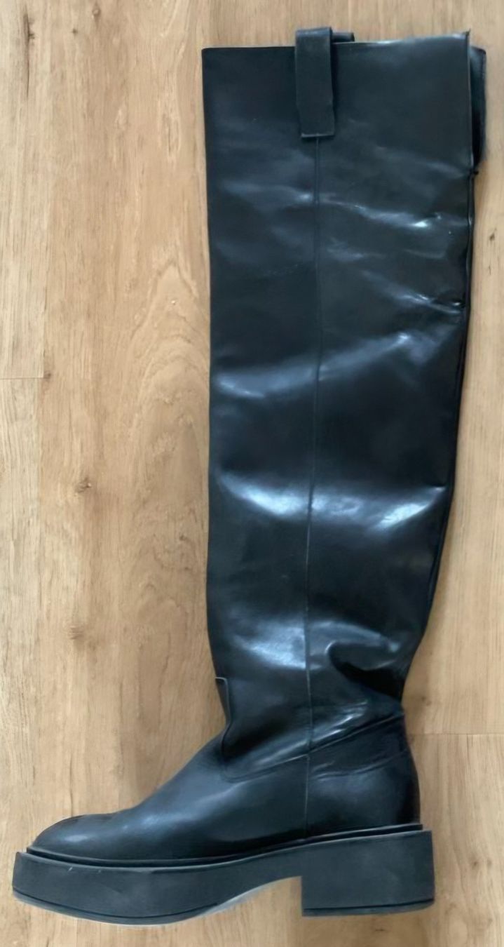 Mango Scarpe da donna: Cuissardes MANGO  cuir Leder 41 – Usato da Cressier NE venduto da JPF_boots 1