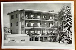 Davos - Pension Waldheim . AK