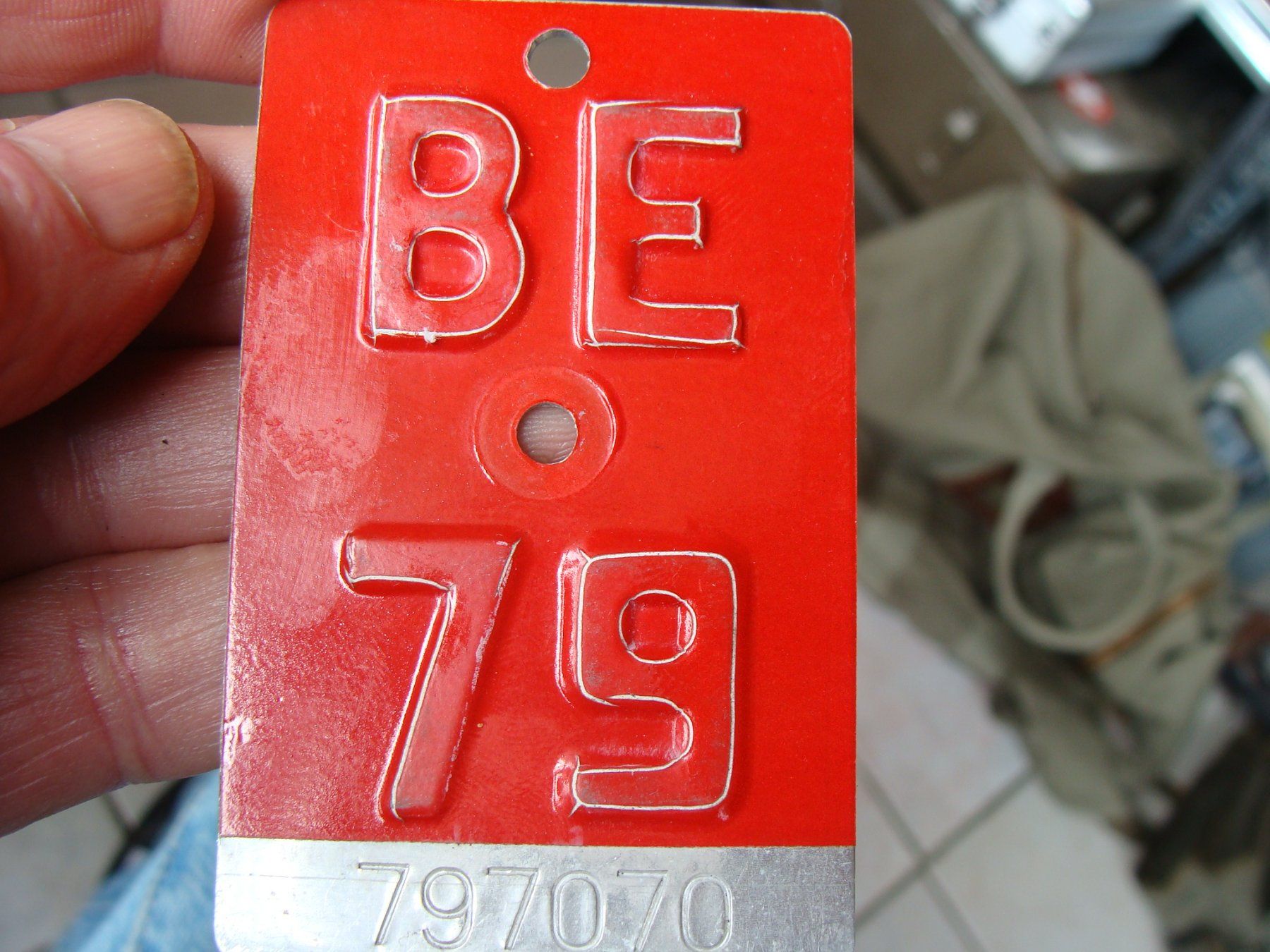 Insegne: Plaque de vélo, canton de Berne – Usato da Cuarny venduto da hen_g7hn