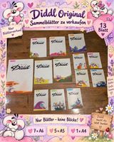 13 originale Diddl-Blätter – blockfrisch