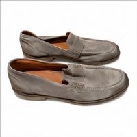 Paul Kehl Herren Loafer aus Veloursleder Grau/Taupe