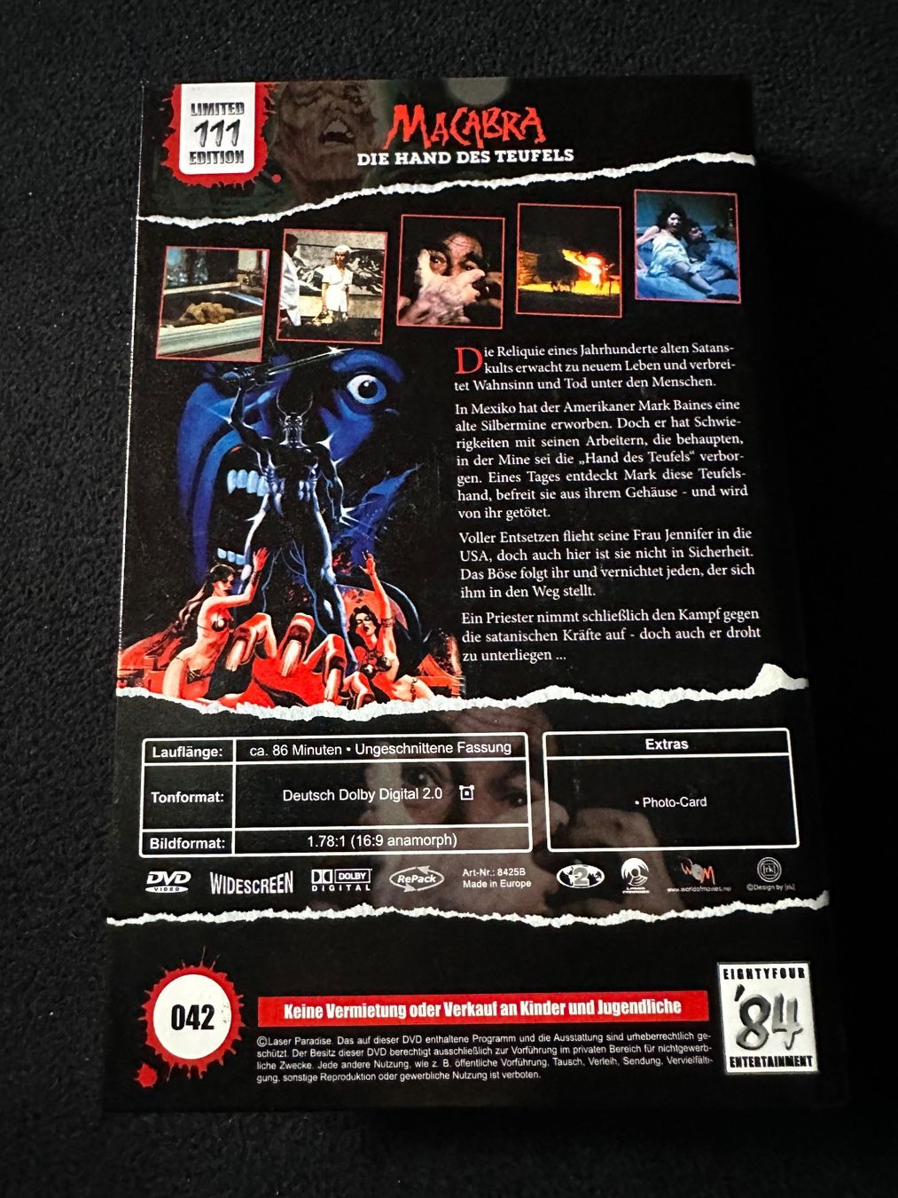 Alle DVDs: Macabre Grosse Hartbox – Gebraucht aus Benken ZH von Audi-erich 1