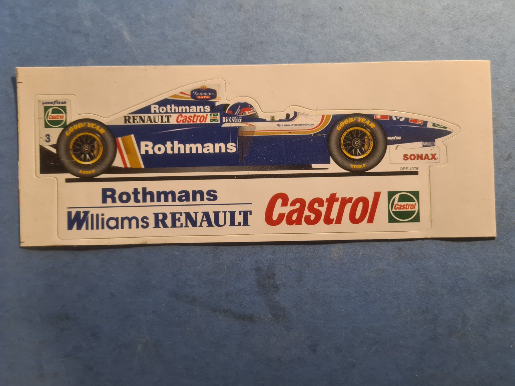 WILLIAMS RENAUL FORMULA 1 STICKER NEW OLD STOCK VINTAGE (Gebraucht) in ...