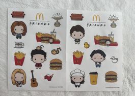 🔥 McDonald’s Friends Stickers | Aufkleber | NEU!