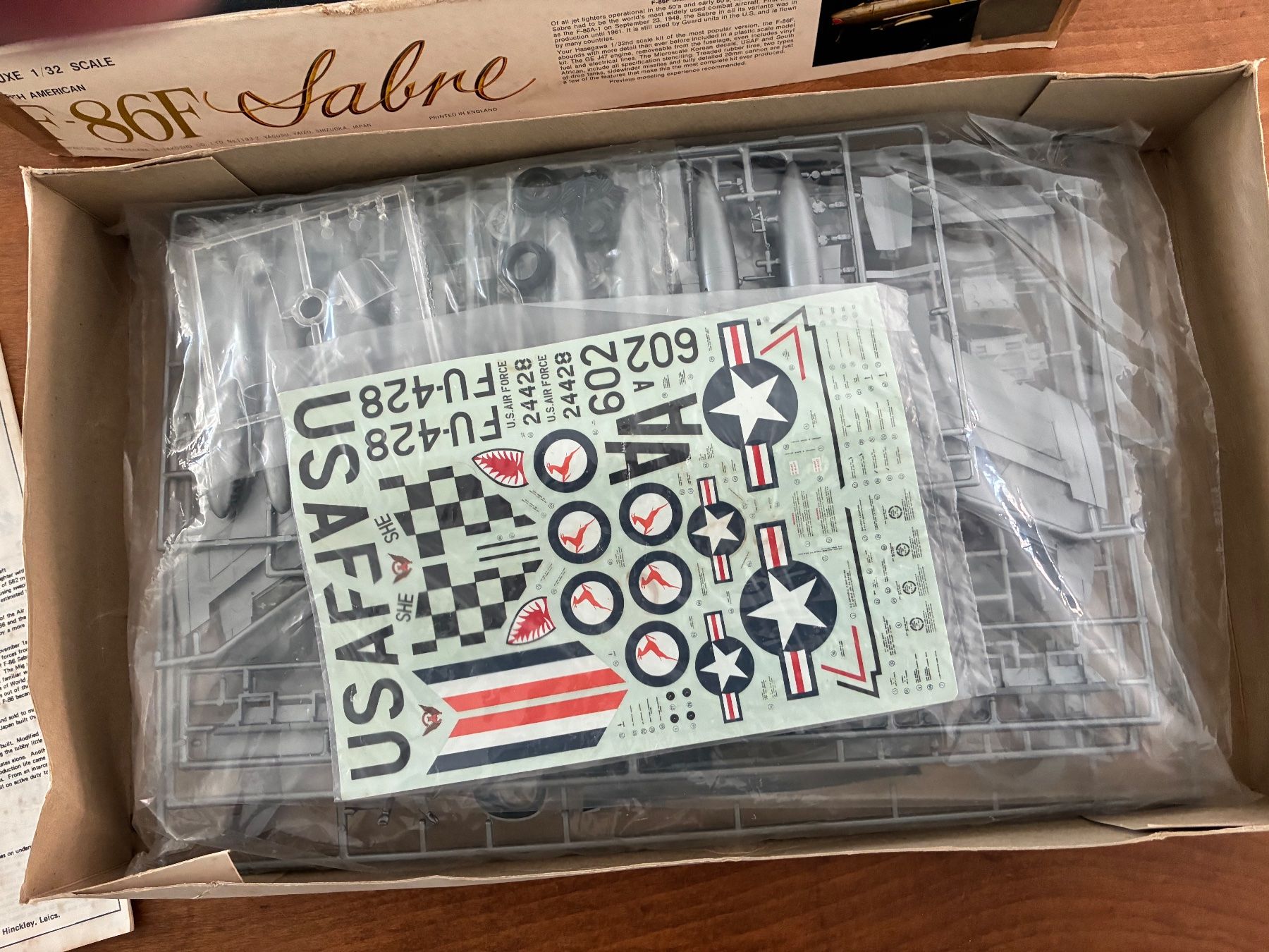 Kit di modellismo & Modellini statici: Hasegawa F-86F Sabre Model – Usato da Illnau venduto da smpk 1