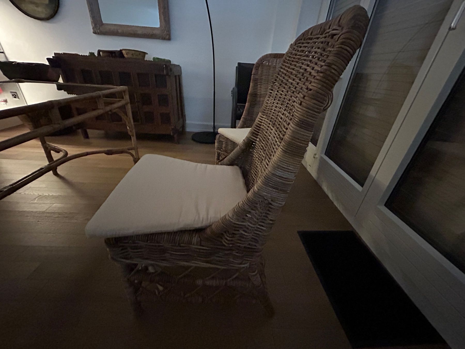 Sedie: 4 Chaises en rotin avec coussin beige – Usato da Lausanne venduto da har_5gv8 3