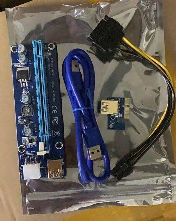 Coin Miner: Mining Riser PCI Express neu – Nuovo e nell'imballaggio originale da Wettingen venduto da Schabernack_sam 2