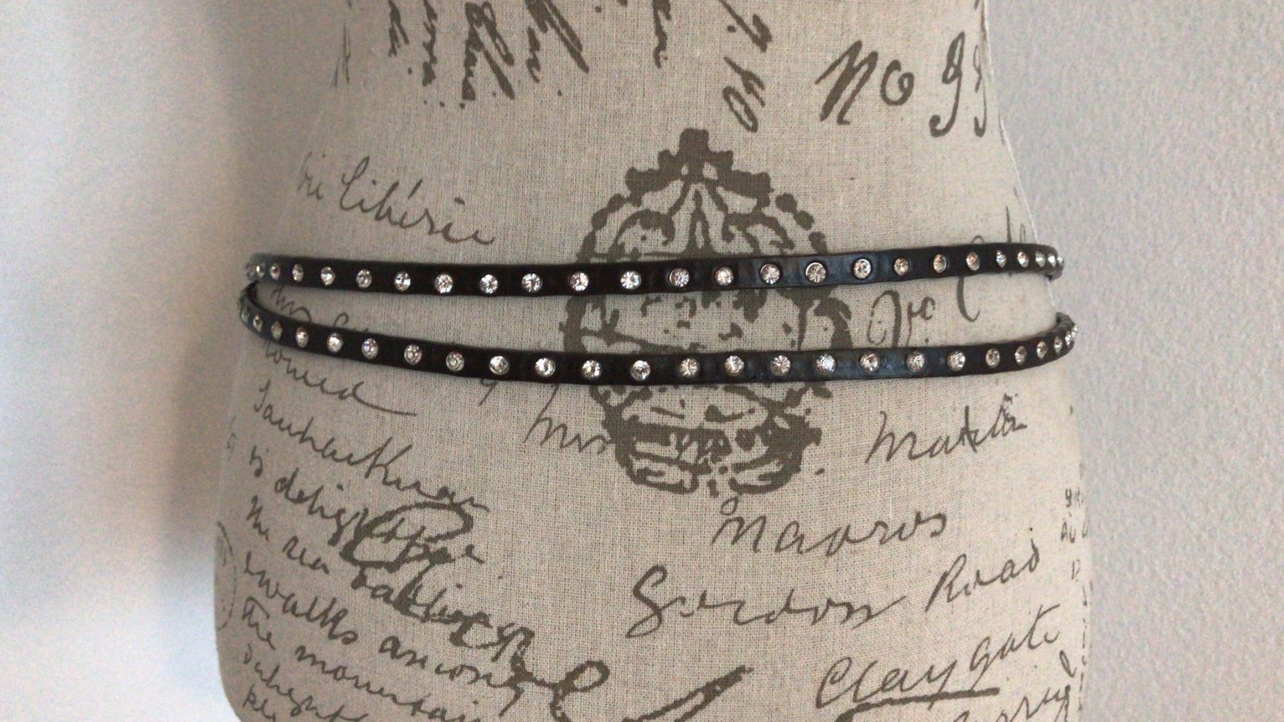 Gürtel: Ceinture brune à brillants, 70 cm – Gebraucht aus Bussigny von coltroc 2