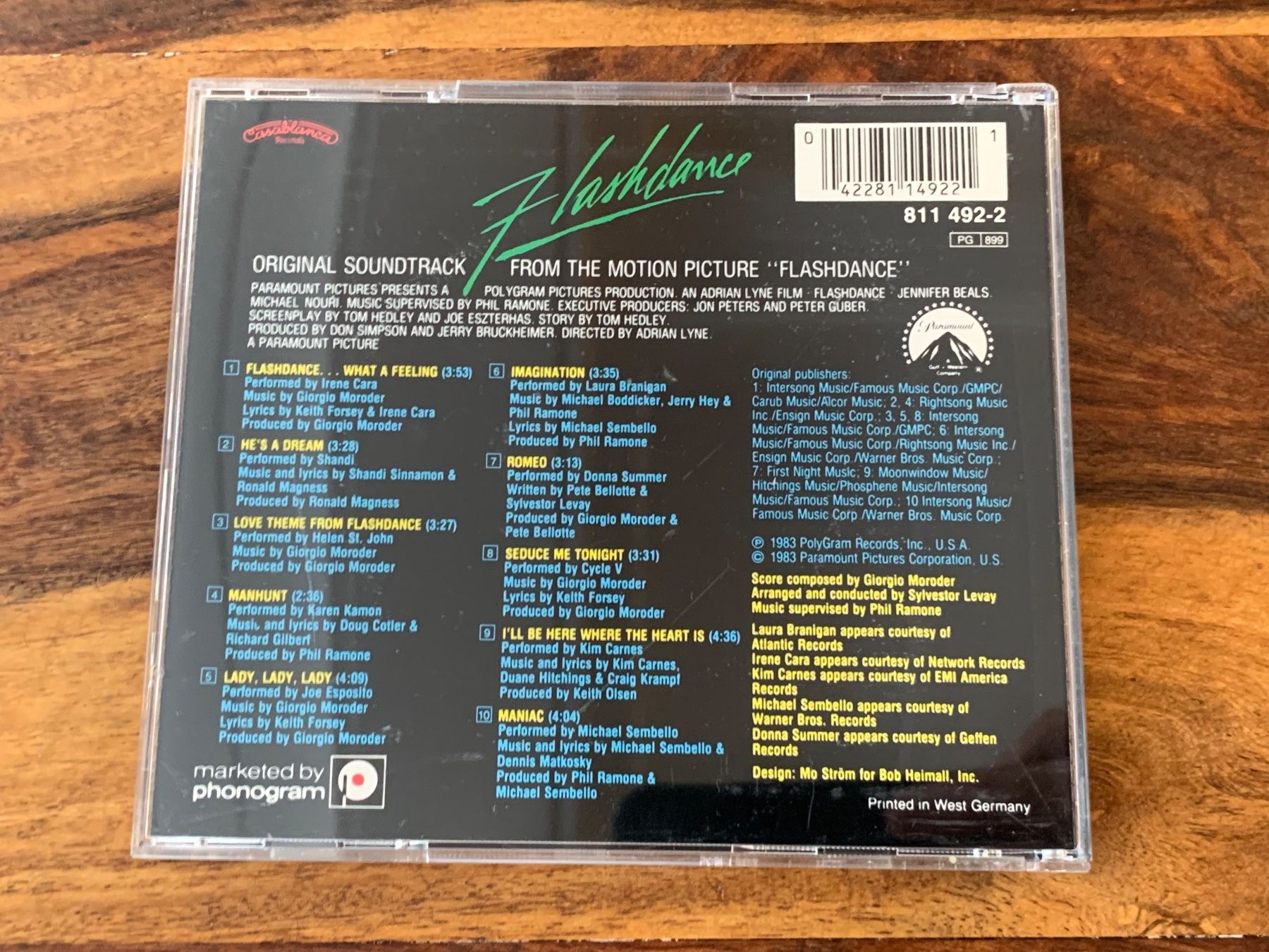 CD: Flashdance – Original Soundtrack – Usato da Plaffeien venduto da olpari 1