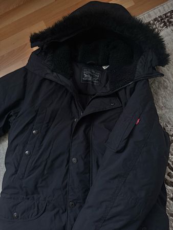 Levi's Winter Daunenparka, Schwarz, Warm, Grösse L