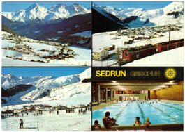 Sedrun - 4 Bild AK