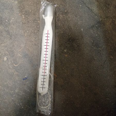 Halloween Riesen FieberThermometer weiss Kunststoff neu 