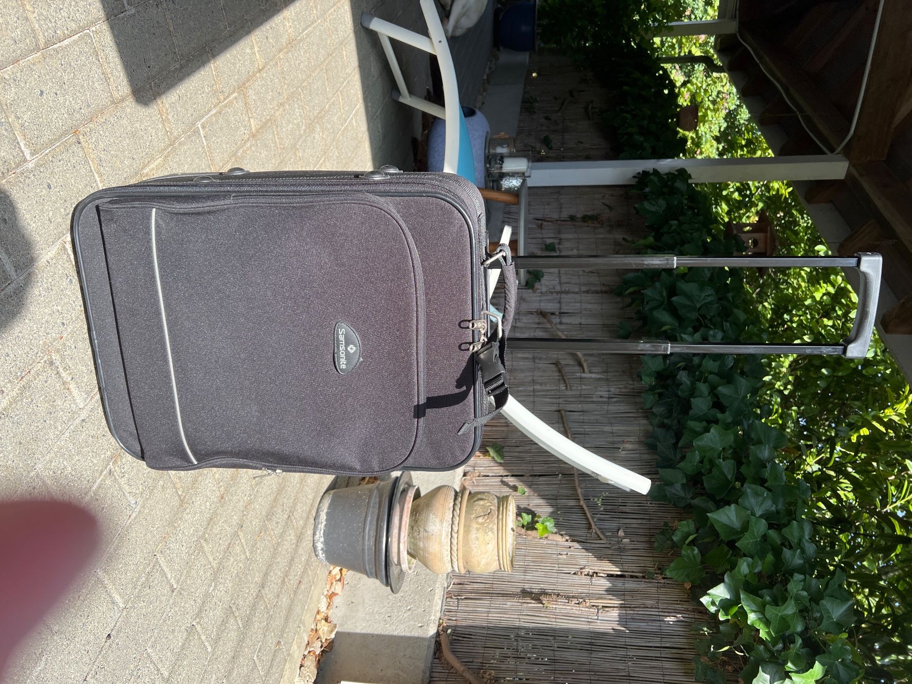 Samsonite Reisekoffer: Samsonite Koffer schwarz Rollkoffer Handgepäck – Gebraucht aus Pieterlen von Mambo2006 4