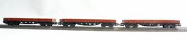 Märklin H0 Niederbordwagen-Set DB RImms 3x Art. 4514