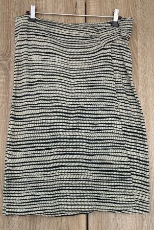 Weekend Max Mara Jupe Grösse S Jersey offwhite schwarz