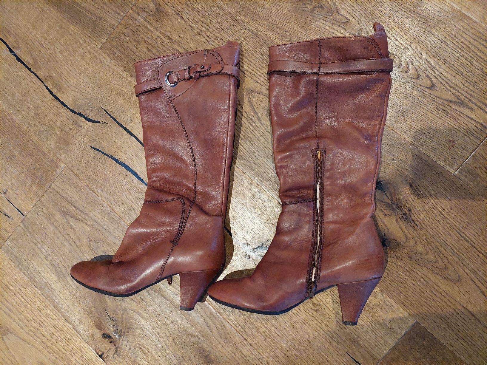 Bagatt Damenschuhe: Lederstiefel Bagatt T.T Gr. 37 – Gebraucht aus Niederbuchsiten von Dins01