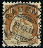 CH - Helvetia m. Schwert - SBK Nr. 110 - Frauenfeld TG