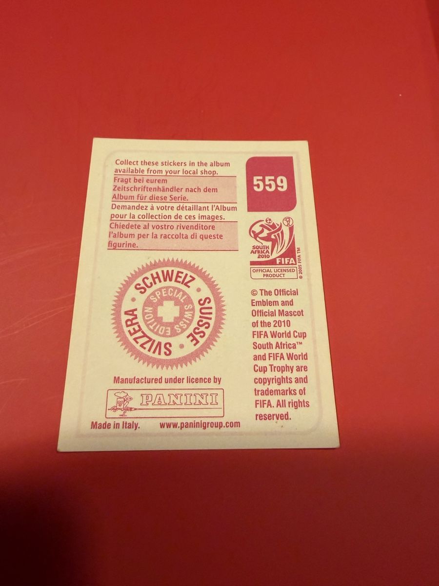 Panini Carte collezionabili: Ronaldo panini WM 2010 Swiss Edition – Usato da Treyvaux venduto da goali1fcea 1