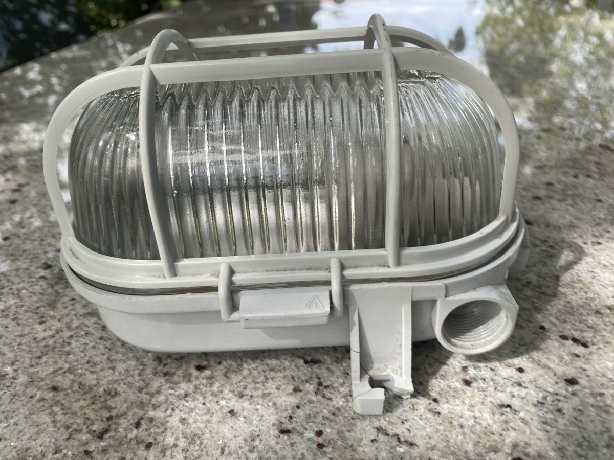 Lampen: Industrielampe rund Glas Kustoff – Gebraucht aus Bronschhofen von Tarzanspyder 6