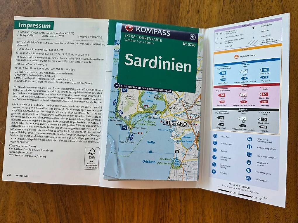 Libri: Kompass Wanderführer Sardinien 2026,  neu – Nuovo (secondo la descrizione) da Fehraltorf venduto da verenae12 1