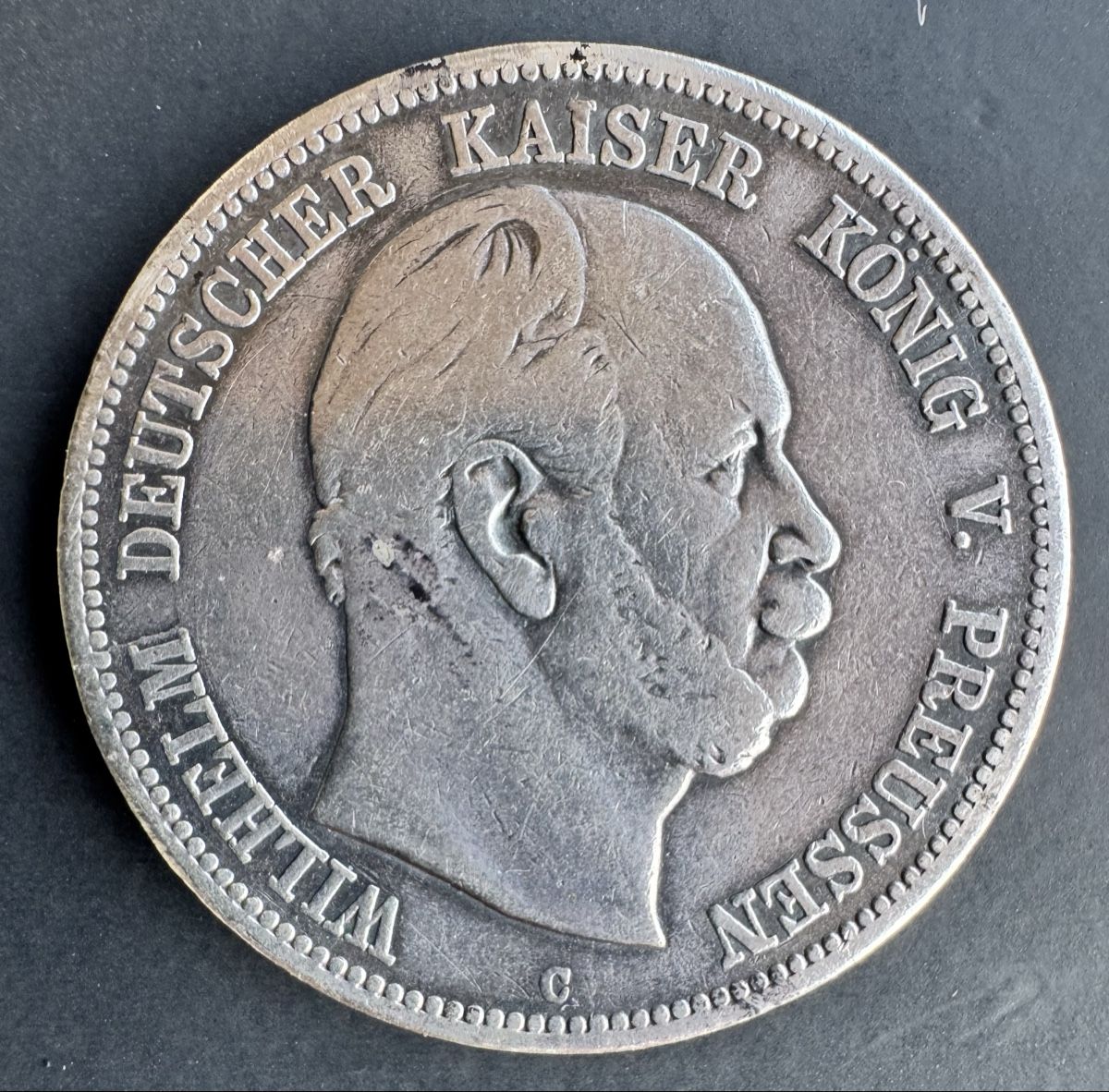 Toutes les monnaies: Preussen - 5 Mark 1876 – D'occasion à Meilen par coins4sale