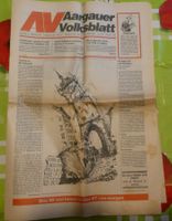 Aargauer Volksblatt, letzte Ausgabe, Oktober 1992