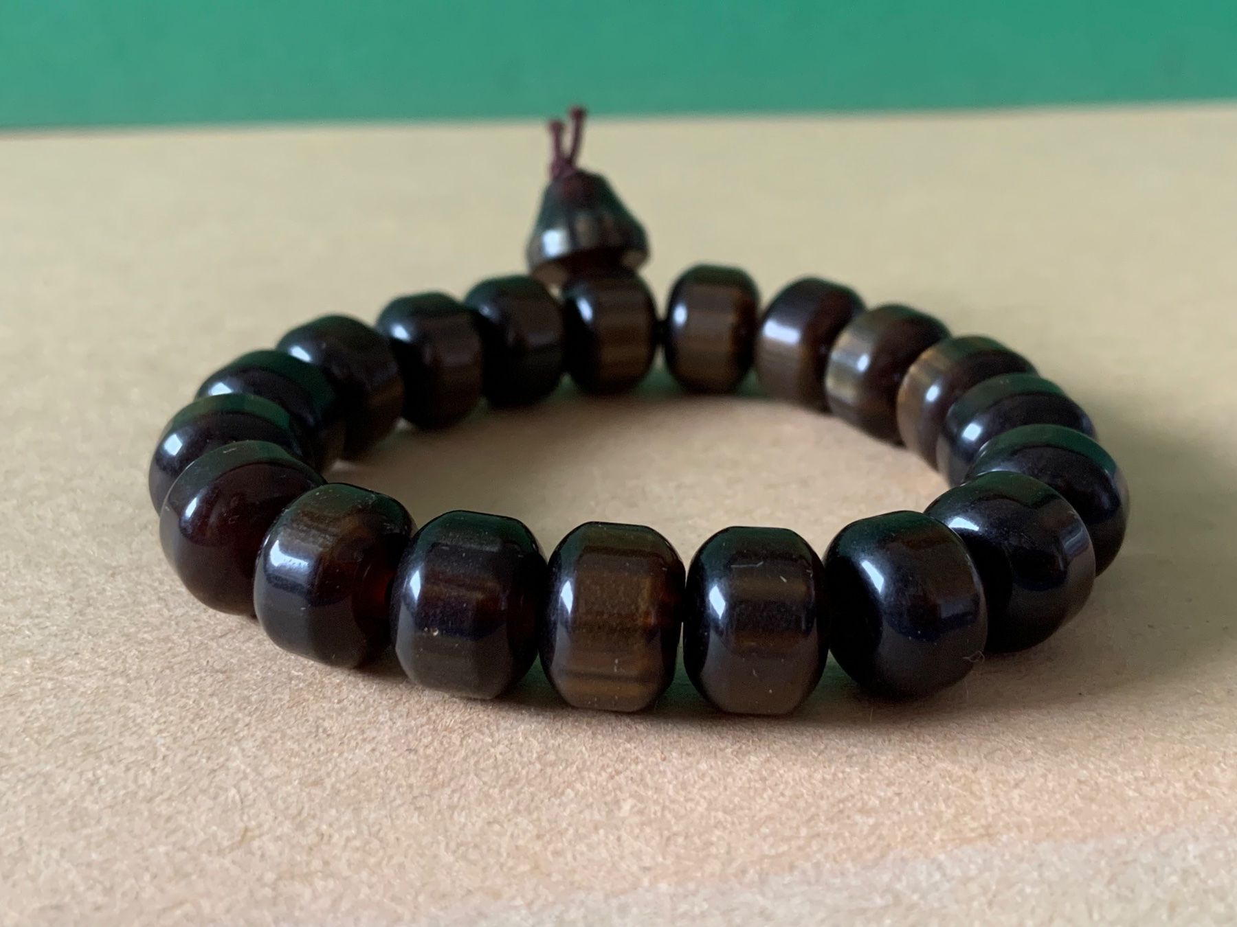 Bracciali & Braccialetti: Herrenarmband Tigeraugen-farben – Usato da Dittingen venduto da Bijoubelle 3