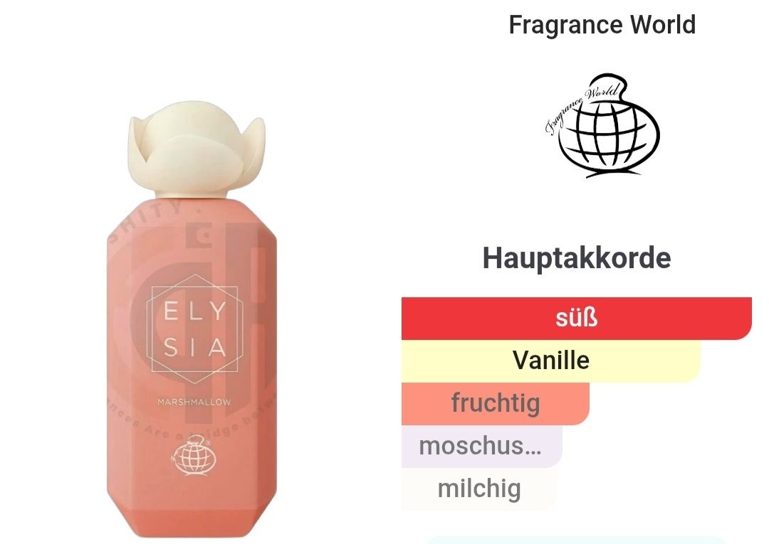 Profumi & Eau de Toilette: ELYSIA Marshmallow  – Nuovo e nell'imballaggio originale da Winterthur venduto da Je. 2