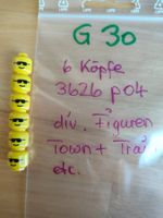 Legoteile:- 6 gelbe Köpfe  3626p04   /G30