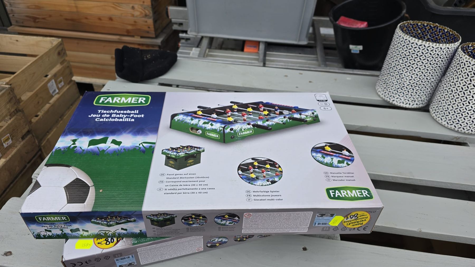 Giochi: 2 Kleine Fussballkästen – Nuovo e nell'imballaggio originale da Dussnang venduto da kevin0812 1