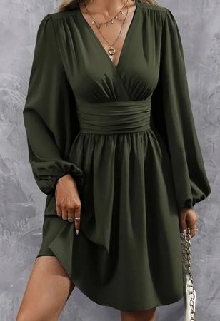 Elegantes Kleid mit Puffärmeln Gr. S