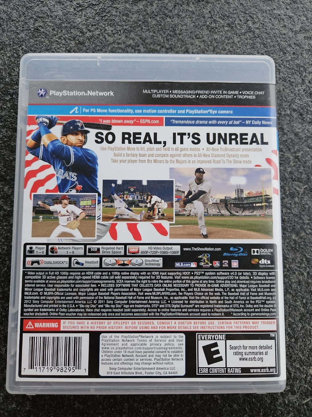 Sony Giochi: MLB 12: The Show (PS3) – Authentische Baseball-Simulation – Usato da Hägglingen venduto da Ruwi 2