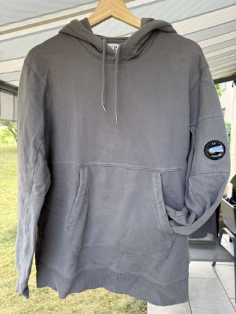 C.P. Company Pullover Grau mit Kapuze