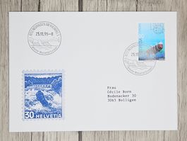 CL11 Enveloppe + Timbre Suisse 1995