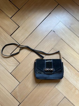 TOPSHOP - Umhängetasche schwarz-gold