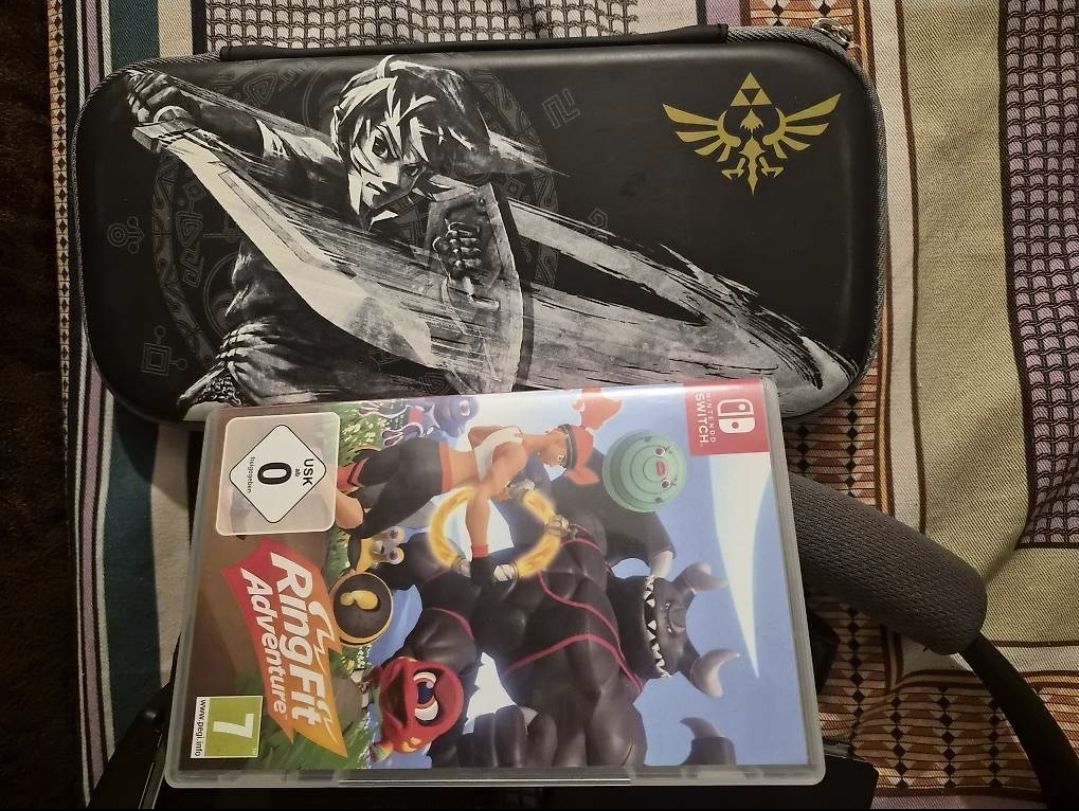 Nintendo Console: Nintendo Switch OLED Zelda Hülle und Ring Fit – Usato da Frenkendorf venduto da Pokemon_Stube 1
