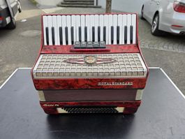 Royal Standard Akkordeon, Vintage, Rot,.