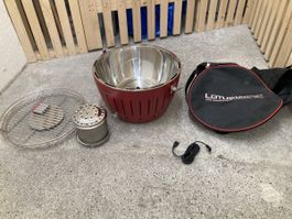 LotusGrill rot tragbar