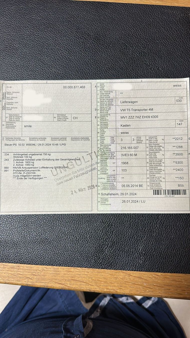 VW Veicoli da campeggio: VW-Bus (Motor-Schaden) – Usato da Auw venduto da mic_z2t2 3