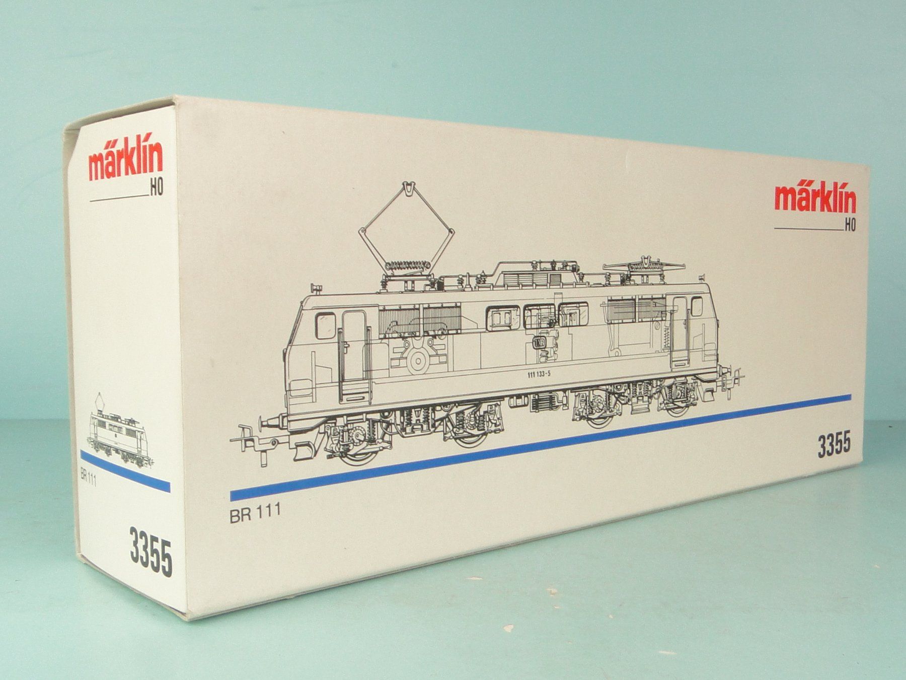 Märklin Modelleisenbahnen: Märklin leerer Karton 3355 BR 111 – Gebraucht aus Bülach von cann11