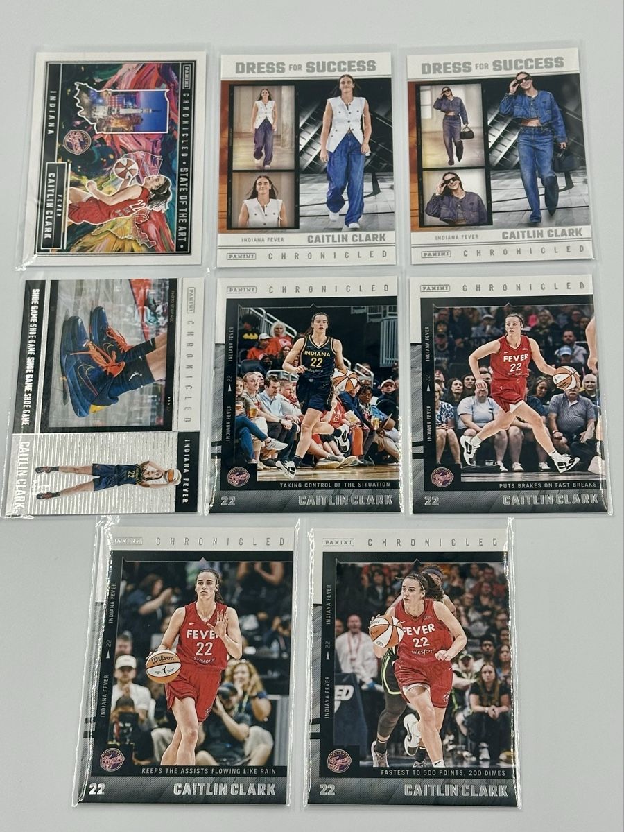 Panini Carte collezionabili: 8x Panini 2025 Caitlin Clark Cards – Nuovo (secondo la descrizione) da Lyss venduto da Swissmantis