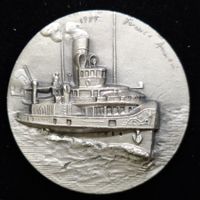 150 Jahre Dampfschifffahrt Vierwald-Städtersee 1987 Silber