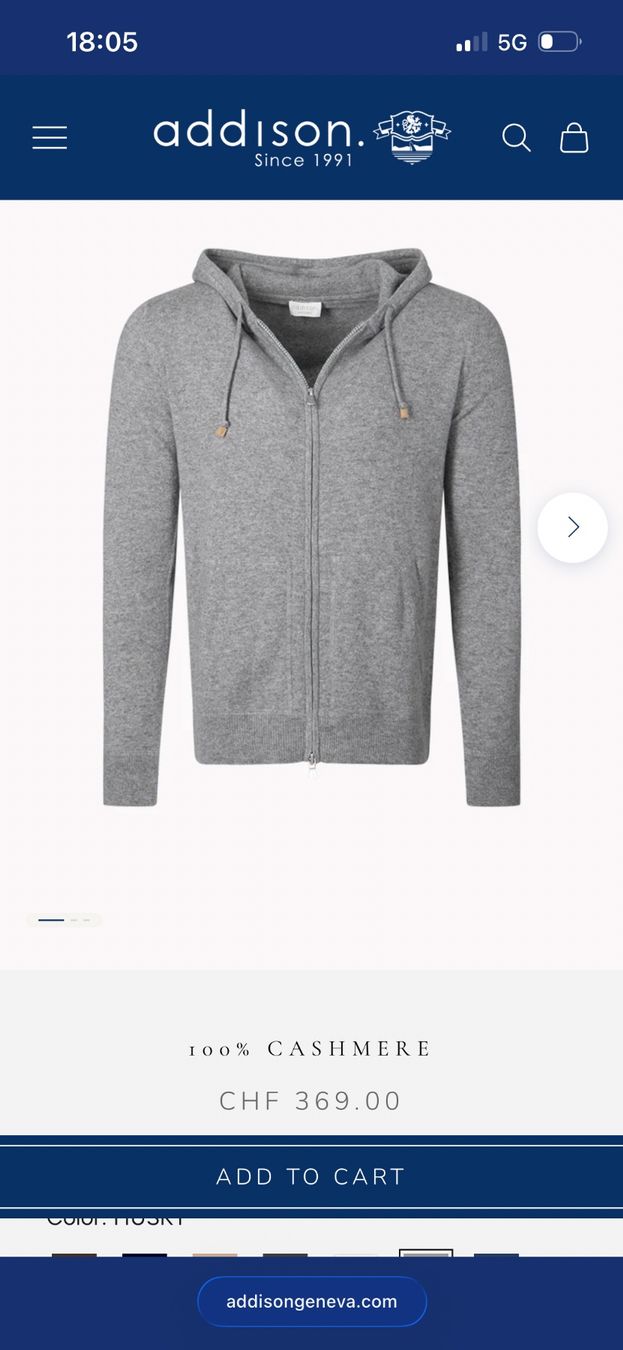 Pullover & Sweatshirts: Addison Cashmere Jacket – Gebraucht aus St. Gallen von meh_2tdn 3