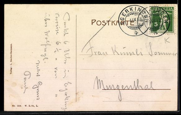 Cartoline postali: AK Egerkingen, Totalansicht – Usato da Berlin venduto da bartko-reher 1