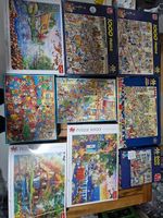 9 Puzzles 500 und 1000 Teile